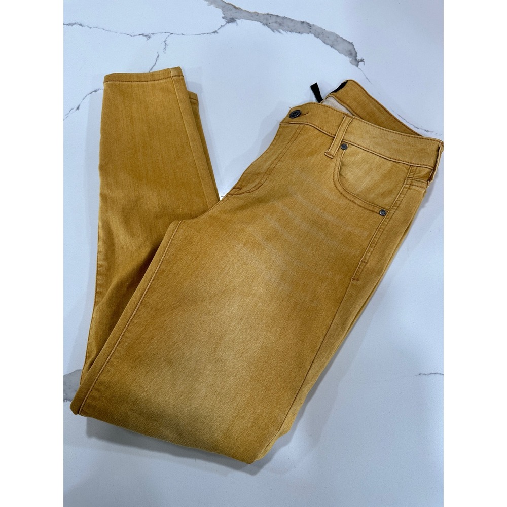 CELEBRITY PINK Mid Rise Ankle Skinny Jeans‎ Harvest Mustard Size 11 30